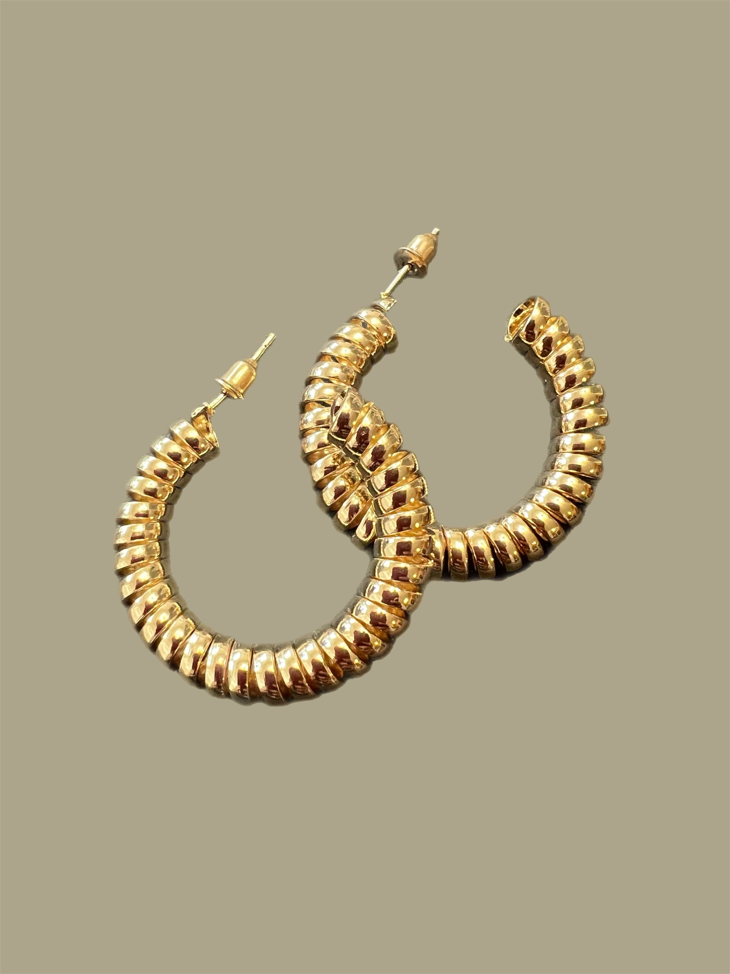 Sprung on You Gold Hoops